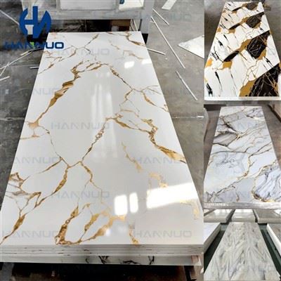 TV 배경 PVC 대리석 시트 대나무 패널